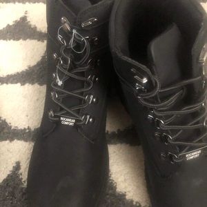 Brand new men beautiful black boots size 10.5